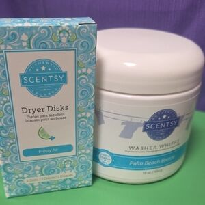 Scentsy Frosty Air and Palm Beach Breeze Laundry Set